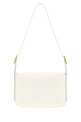 Белая кожаная сумка среднего размера Clicca через плечо от BALENCIAGA (8686722ACLM)