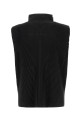 Черный полиэстеровый жилет для мужчин с плиссировкой ISSEY MIYAKE (HP66JE043) HOMME PLISSE' ISSEY MIYAKE