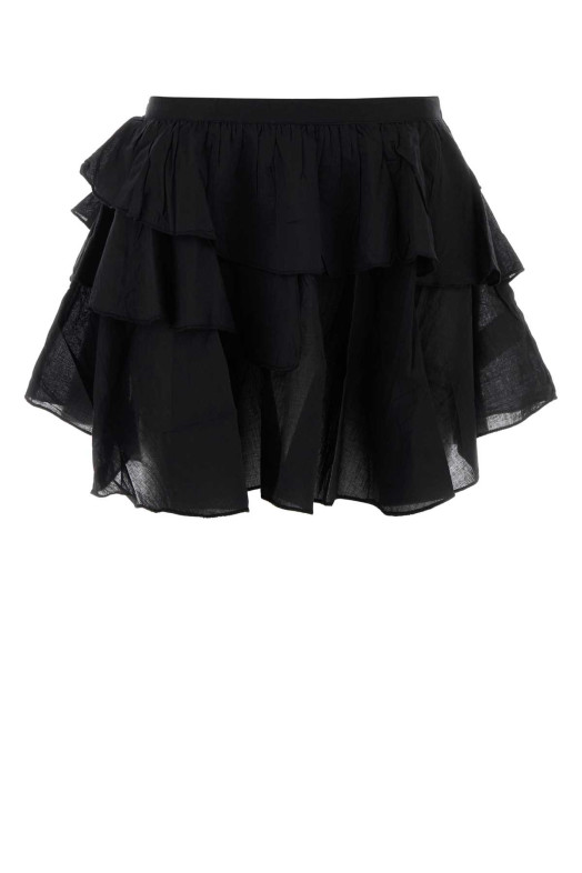 Black cotton Joan mini skirt Black GIMAGUAS (JOANMINISKIRT)