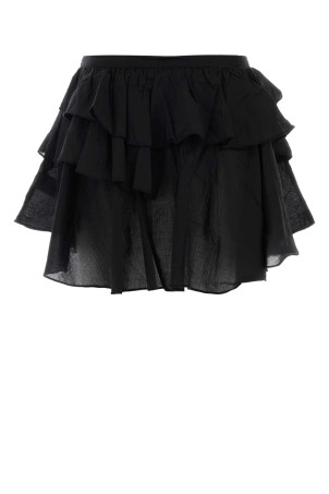 Black cotton Joan mini skirt Black GIMAGUAS (JOANMINISKIRT)