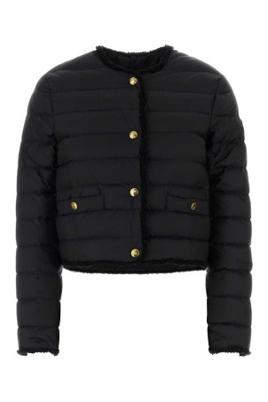 Black nylon Fleurs down jacket Black MONCLER (L10931A00104597YF)