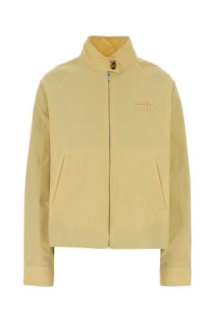 Yellow cotton jacket MIU MIU (ML1463SOOO1BMS)