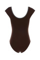Chocolate stretch nylon Petra swimsuit Brown GIMAGUAS (PETRASWIMSUIT)
