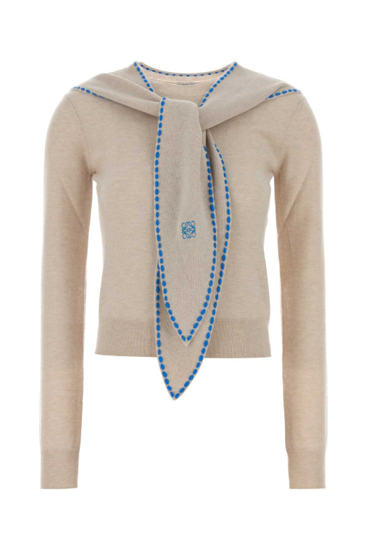 Sand wool blend sweater LOEWE (S359Y14KI6)