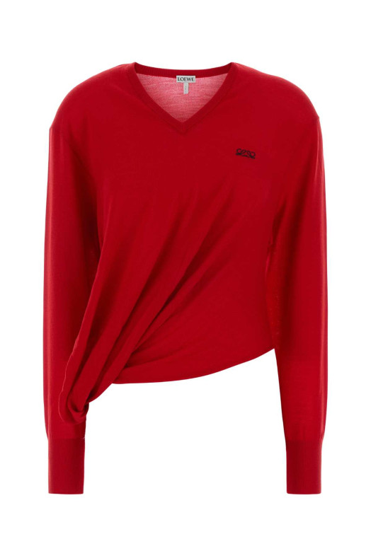 Red wool blend sweater Red LOEWE (S540Y14KHD)