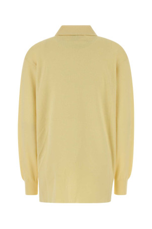 Yellow stretch cashmere blend polo shirt Yellow LOEWE (S540Y14KHJ)
