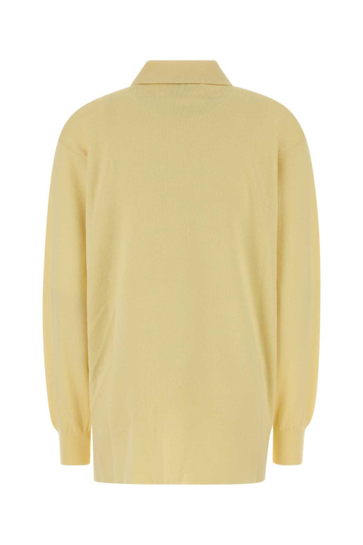 Yellow stretch cashmere blend polo shirt Yellow LOEWE (S540Y14KHJ)