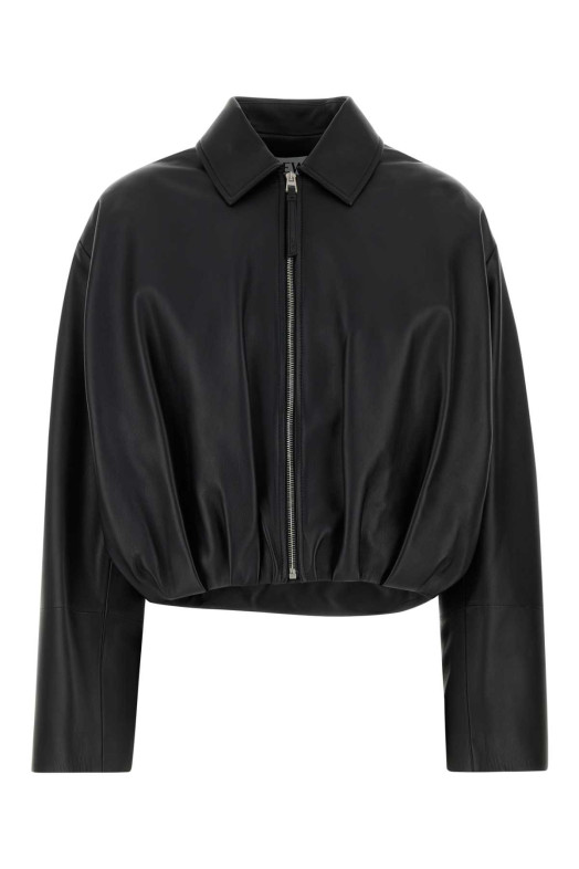 Black leather jacket Black LOEWE (S540Y34L30)