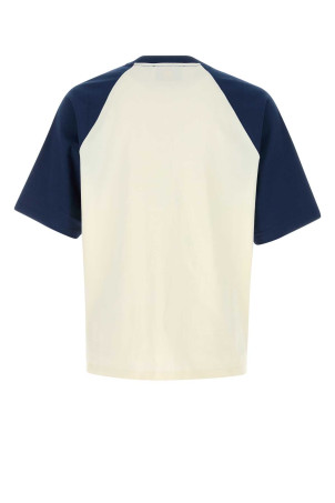 Ivory cotton t-shirt AMI (UTS379726)