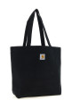 'Canvas Graphic Tote' shopping bag Black