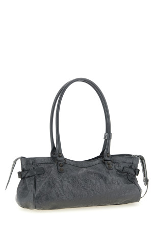 'Le City East-West' shoulder bag Gray