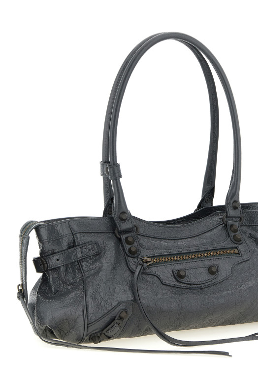 'Le City East-West' shoulder bag Gray