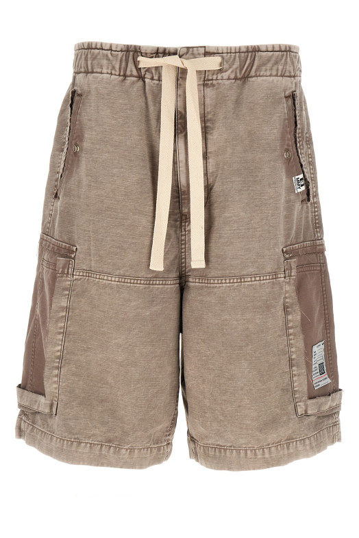 Шорты-бермуды для грузоперевозок, серые MAISON MIHARA YASUHIRO J16PT173LTGRAY