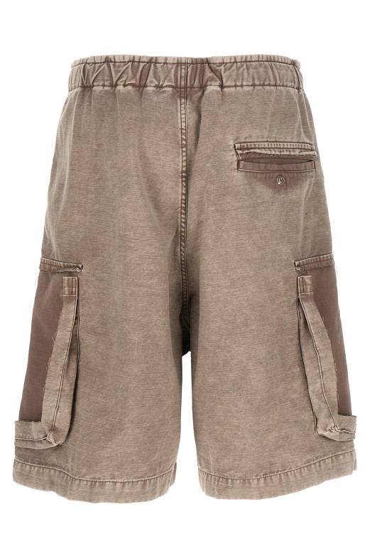 Шорты-бермуды для грузоперевозок, серые MAISON MIHARA YASUHIRO J16PT173LTGRAY