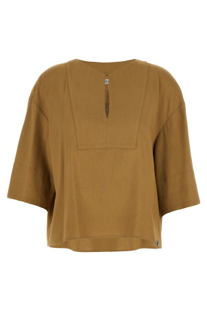 'MxpSospiro' blouse Beige