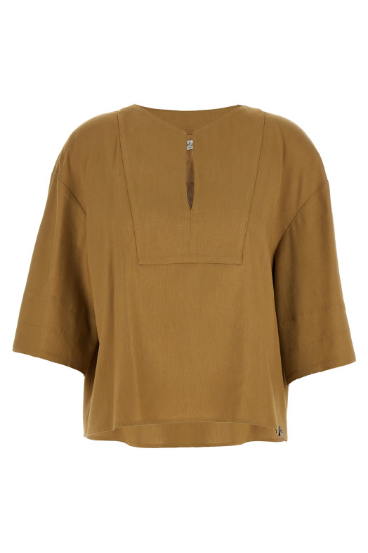 'MxpSospiro' blouse Beige