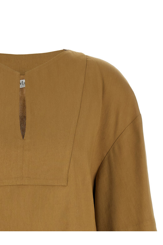 'MxpSospiro' blouse Beige