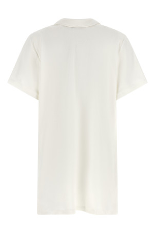 Terry cloth dress White