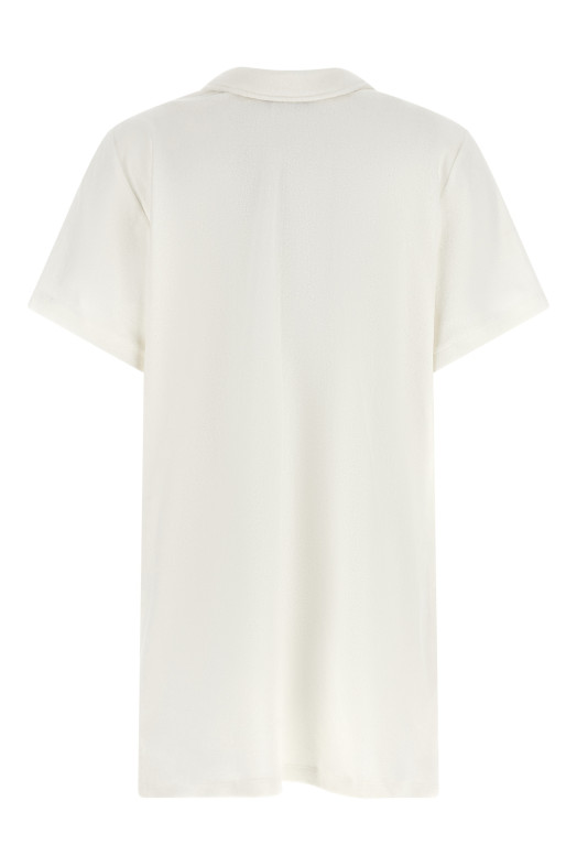 Terry cloth dress White