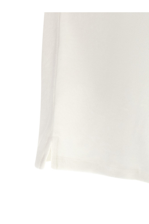 Terry cloth dress White