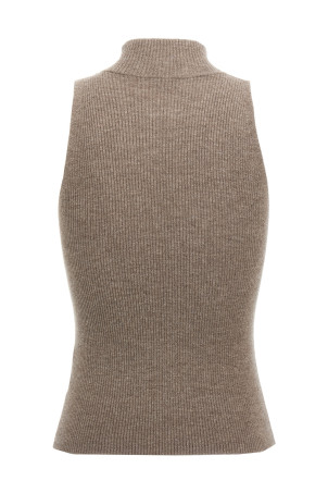 'Sparkling' top Brown