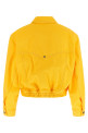 Over denim bluson Yellow