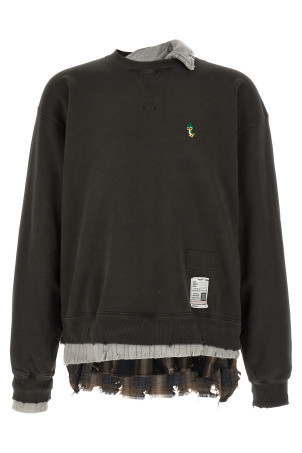 Трехслойная толстовка, черная MAISON MIHARA YASUHIRO J16PO752BLACK