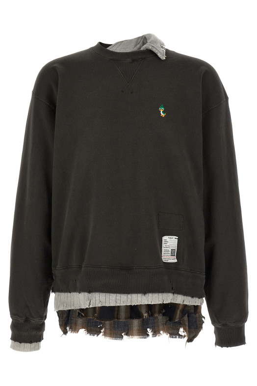 Three layer sweatshirt Black