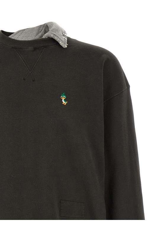 Three layer sweatshirt Black
