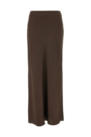 Slit skirt Brown