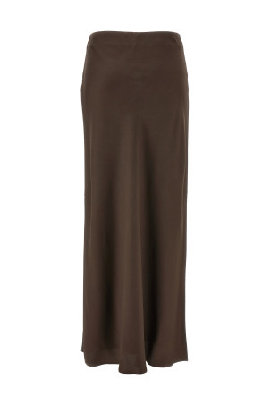 Slit skirt Brown