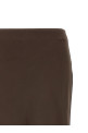 Slit skirt Brown