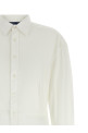 Openwork embroidery dress White
