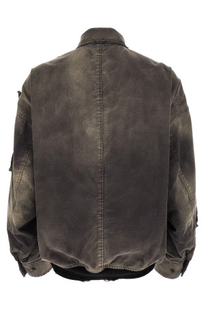 Військова куртка, чорна MAISON MIHARA YASUHIRO J16BL171BLACK