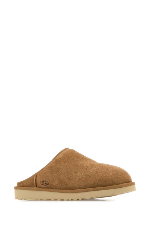 Классические тапочки UGG из замши цвета «верблюжий» (1129290)