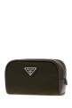 Olive green fabric beauty case PRADA (2NA0032HE1)