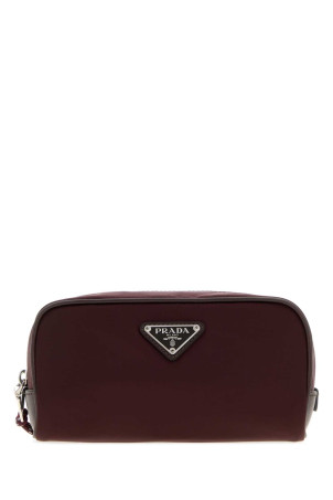 Aubergine fabric beauty case PRADA (2NA0632HE1)