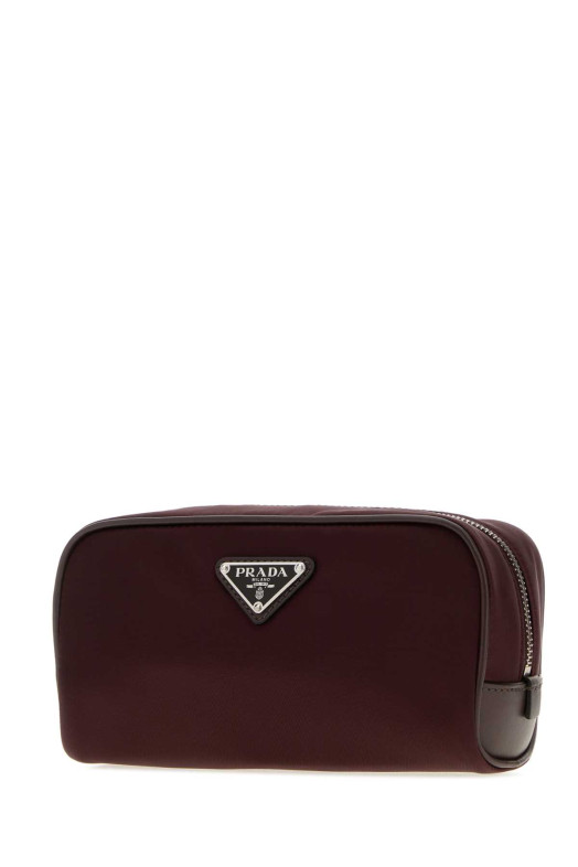 Aubergine fabric beauty case PRADA (2NA0632HE1)