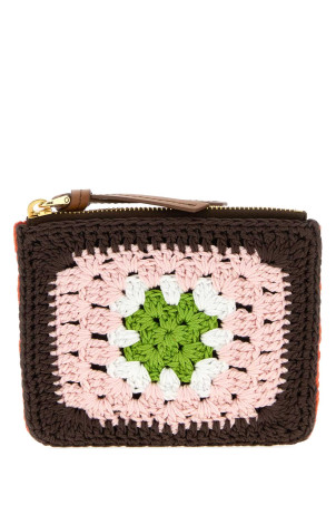 Multicolor crochet card holder MIU MIU (5MB0702I0H)