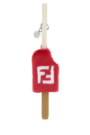 Multicolor shearling and fur Gelato bag charm FENDI (7AS341ATAC)