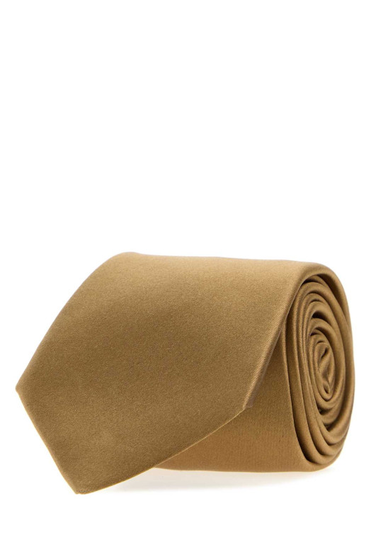 Beige satin tie SAINT LAURENT (8583553Y011)