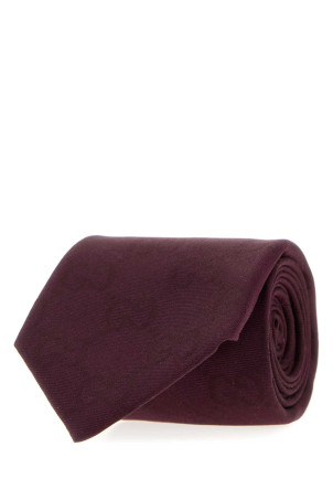 Aubergine jacquard tie GUCCI (8612994E600)