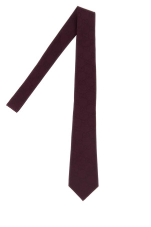 Aubergine jacquard tie GUCCI (8612994E600)