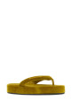 Mustard velvet Jet Lag thong slippers BALENCIAGA (869749WCDQ0)
