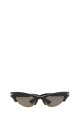 Black acetate Angle sunglasses BOTTEGA VENETA (872374V2Q30)
