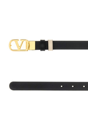Black leather reversible belt VALENTINO GARAVANI (8W0T0SU8IYR)