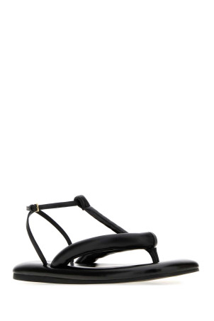 Black leather Boudoir thong sandals GIVENCHY (BE30AXE00H)