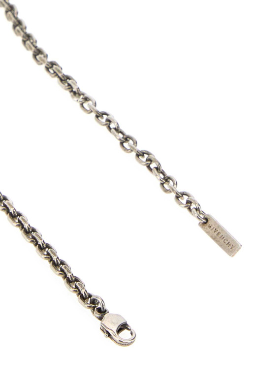 Silver metal Deconstructed Crystals necklace GIVENCHY (BF00TNF005)