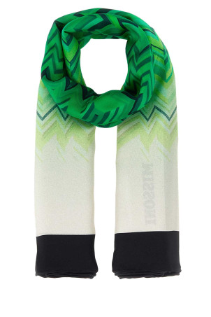 Шёлковый фуляр с принтом MISSONI (FO41TWDA636)