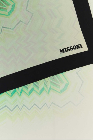 Шёлковый фуляр с принтом MISSONI (FO41TWDA636)